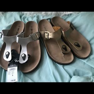 Brand New Sandals! Two pair for the price of one